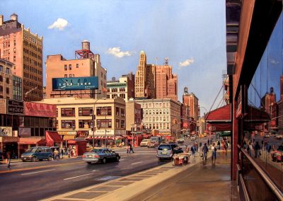 "Canal Street" oil/linen 40x60" Private Collection